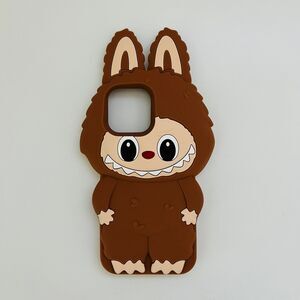 Brown Beige Silicone iPhone 16 Pro Max Case